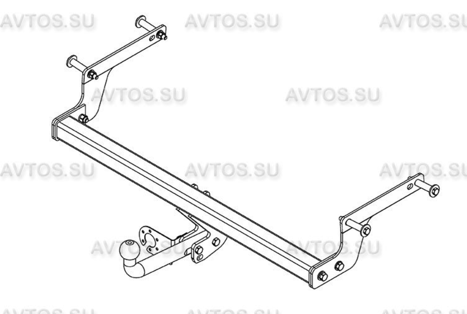 Фаркоп для Renault DUSTER 2010 - 2015, Dacia Duster 2010 - - фото 2 - id-p67874369