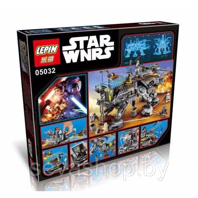 Конструктор LEPIN 05032 Star Wars "Шагоход AT-TE капитана Рекса" (аналог Lego Star Wars 75157) 1022 детали - фото 3 - id-p67878184