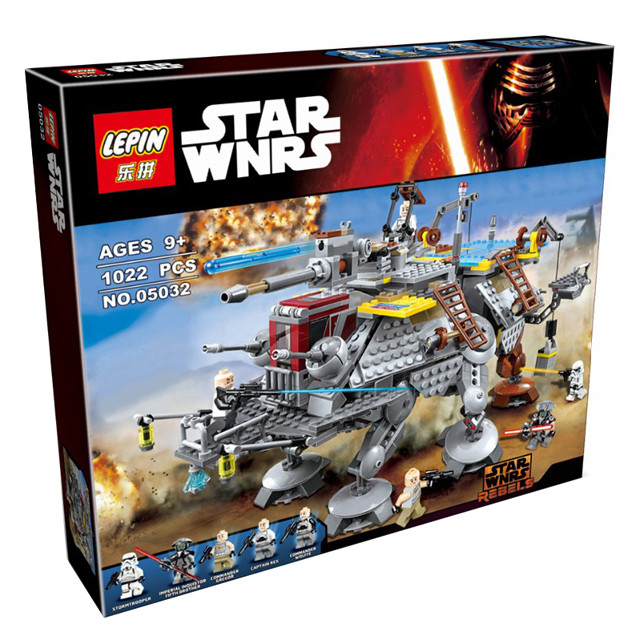 Конструктор LEPIN 05032 Star Wars "Шагоход AT-TE капитана Рекса" (аналог Lego Star Wars 75157) 1022 детали - фото 2 - id-p67878184