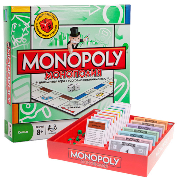 Настольная игра Монополия со скоростным кубиком 6123 - фото 1 - id-p67878612