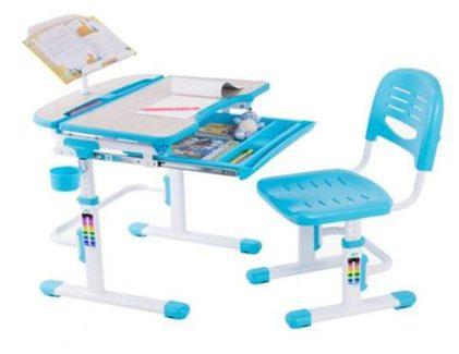 Комплект детской мебели (растущие парта и стул) Delanit B304