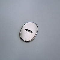 Накладка малая овальная сувальда автошторка МОН-СА хром