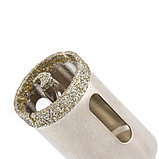 Сверло алмазное по керамограниту, 28 х 67 мм, 3-гранный хвостовик MATRIX, фото 2