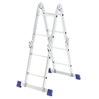 Лестница шарнирная алюминиевая, 4х2 Сибртех Россия