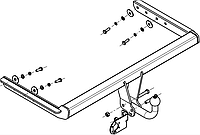 Фаркоп для Ford FOCUS I седан, хетчбек 1998 - 2004