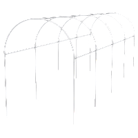 Каркас парника пластиковый 300 х 110 х 120 см, дуга d20мм, белый // PALISAD