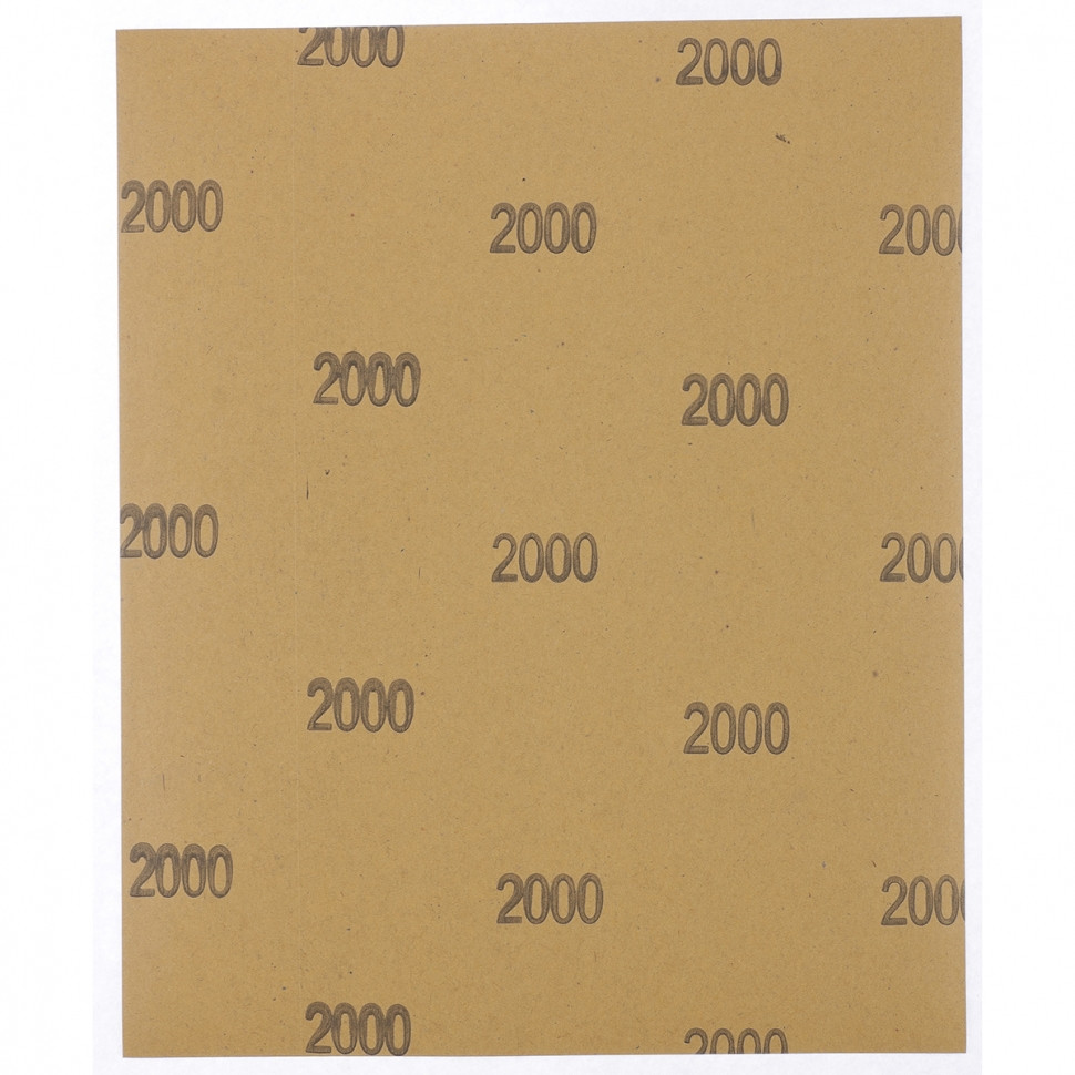 Шлифлист на бумажной основе, P 2000, 230 х 280 мм, 10 шт., водостойкий MATRIX - фото 3 - id-p67964284
