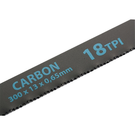 Полотна для ножовки по металлу, 300 мм, 18TPI, Carbon, 2 шт. GROSS, фото 2