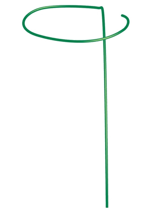 Опора для цветов круг 0,25 метра, высота 1,3 м., диаметр трубы 10 мм. Россия - фото 1 - id-p67965847