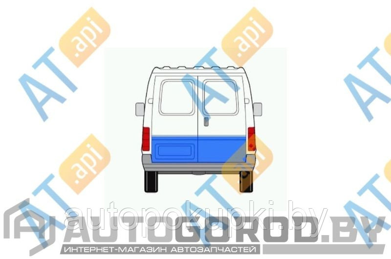 ПАНЕЛЬ ЗАДНЕЙ ДВЕРИ (ПРАВОЙ) для Ford Transit PFD88001R