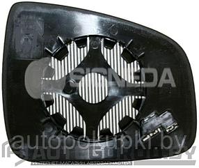 СТЕКЛО БОКОВОГО ЗЕРКАЛА (ЛЕВОЕ) Renault Duster 01.2011-, с подогревом, SRNM1027EL