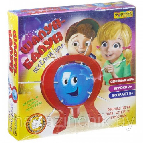 Настольная игра Фортуна Ф68000 Шалун-Балун Весёлый шар, аналог бум бум балун, boom boom balloon - фото 1 - id-p67990579