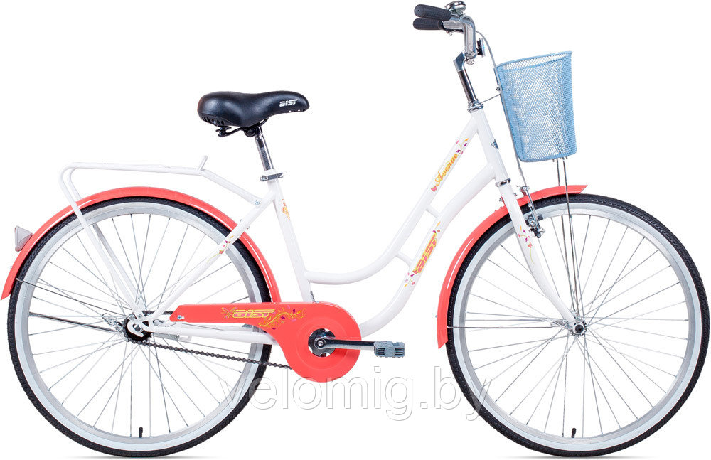 Велосипед городской AIST Avenue(2021)(бело-розовый)