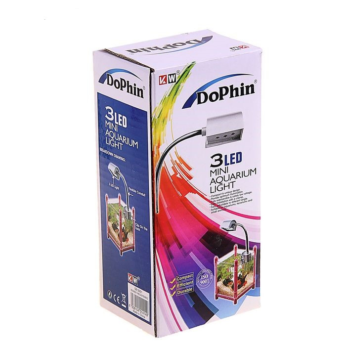 Светильник для аквариума DOPHIN 3LED (KW) - фото 3 - id-p68019227