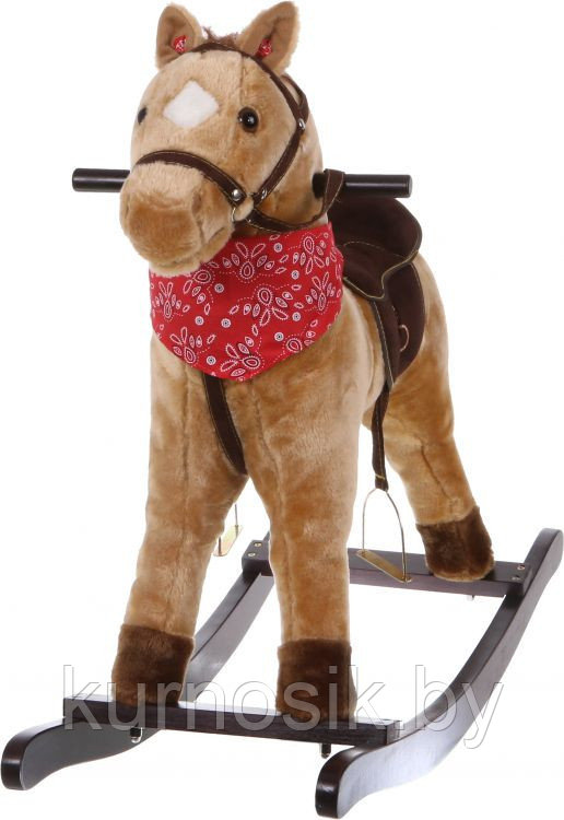 Лошадь-качалка Pituso FANDANGO музыкальная с колесами (арт.GS2021) - фото 3 - id-p68094319