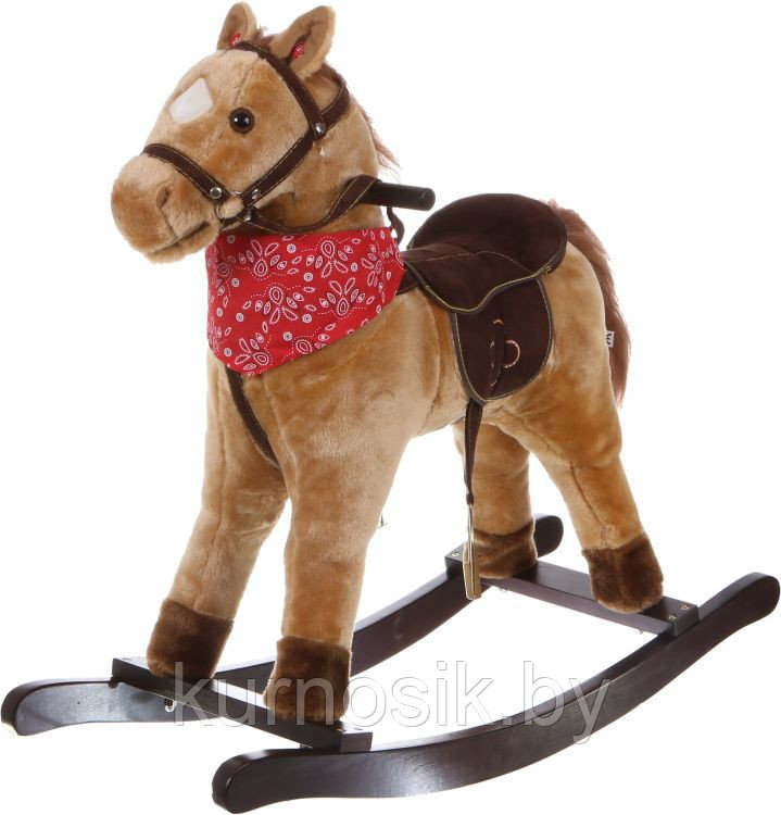 Лошадь-качалка Pituso FANDANGO музыкальная с колесами (арт.GS2021) - фото 2 - id-p68094319