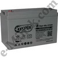 Аккумулятор промышленный гелевый 12V/100Ah Kiper GEL-121000, КНР - фото 1 - id-p4965457