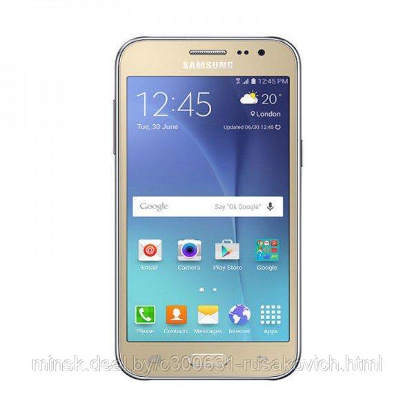 Дисплейный модуль SAMSUNG J200H GALAXY J2 SERVICE золотой (оригинал)