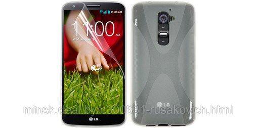 Дисплейный модуль LG G2 D802 (D801) черный/белый в рамке