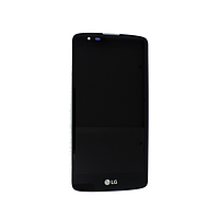 Дисплейный модуль LG K8 (K350E) черный, фото 3