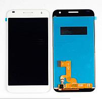 Дисплейный модуль HUAWEI G7 L01 черный/белый без рамки, фото 4