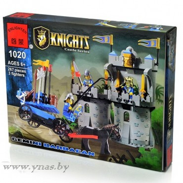 Детский конструктор брик Brick Knights арт. 1020 "Братский форт", аналог Лего Lego - фото 1 - id-p68098115