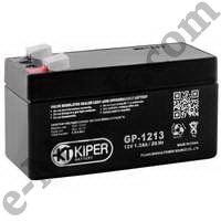 Аккумулятор для ИБП 12V/1.3Ah Kiper GP-1213 (F1), КНР - фото 1 - id-p21517077