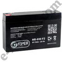 Аккумулятор для ИБП, игрушек 6V/9Ah Kiper HR-690, КНР