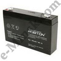 Аккумулятор для ИБП 6V/7Ah Robiton VRLA6-7.0, КНР - фото 1 - id-p63386912