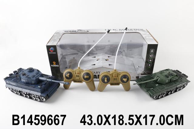 Танковый бой World of tanks 369-22, два танка на радиоуправлении