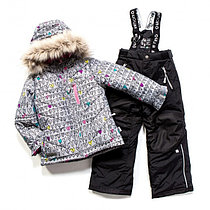 Зимний мембранный термокомплект куртка и полукомбинезон NANO 6х,7 лет