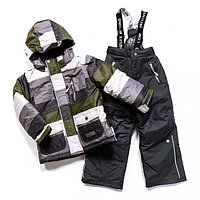 Зимний мембранный термокомплект куртка и полукомбинезон NANO на 8 лет, фото 1