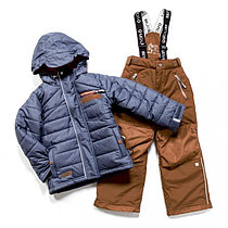 Зимний мембранный термокомплект куртка и полукомбинезон NANO  6х,7 лет