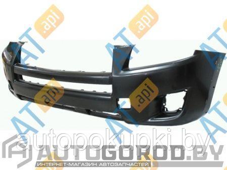 Бампер передний TOYOTA RAV 4 III 2009 - 2012, SPORT, с отверстиями для расширений, PTY04342BD