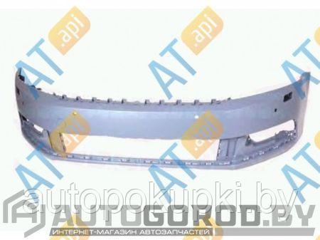 БАМПЕР ПЕРЕДНИЙ Volkswagen Passat B7 2010-2015,  Euro type, версия с омывателями, с датчиками, PVW041177BA