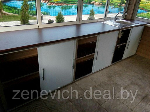Кухонная мебель из нержавеющей стали - фото 3 - id-p68187893