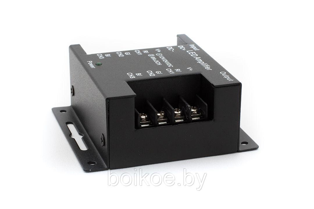 Усилитель сигнала управления для светодиодной ленты AMP-RGB-24A-Bl (24А, Черный) - фото 3 - id-p68238019