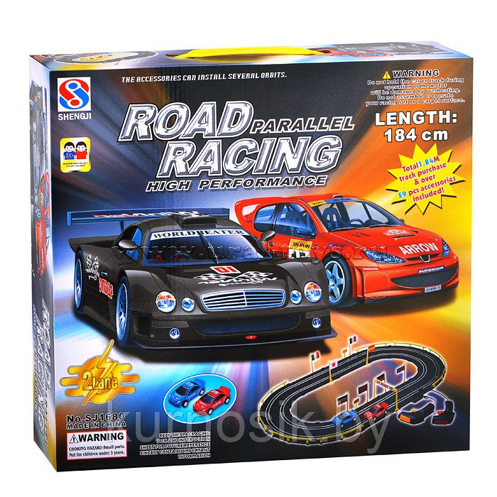 Игровой набор "Автотрек Road racing" 184 см (1680)