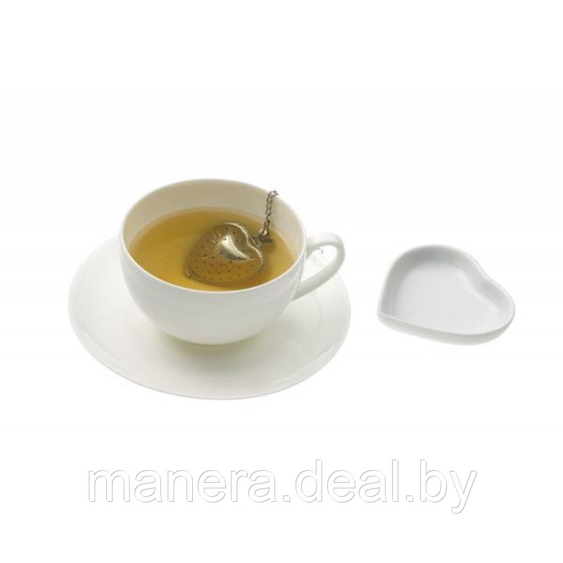 Набор для чая: ситечко и подставка "Tea&Heart" - фото 2 - id-p68243126