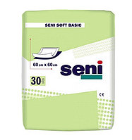 Впитывающие пеленки (простыни) Seni Soft Basic, 60х60 см, 30 шт.