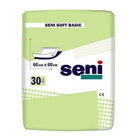 Впитывающие пеленки (простыни) Seni Soft Basic, 60х60 см, 30 шт.