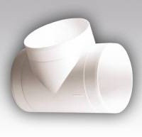 Тройник Т-образный пластик, диаметр 100 мм
