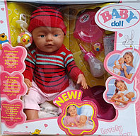 Кукла пупс Беби дол Baby Doll аналог Baby Born 9 функций 058-7 купить в Минске