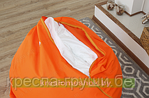 Кресло мешок Груша Оранжевый (грета), фото 3
