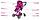 Коляска для кукол MELOBO 9695 коляска-трансформер, перекидная ручка, розовая, фото 6