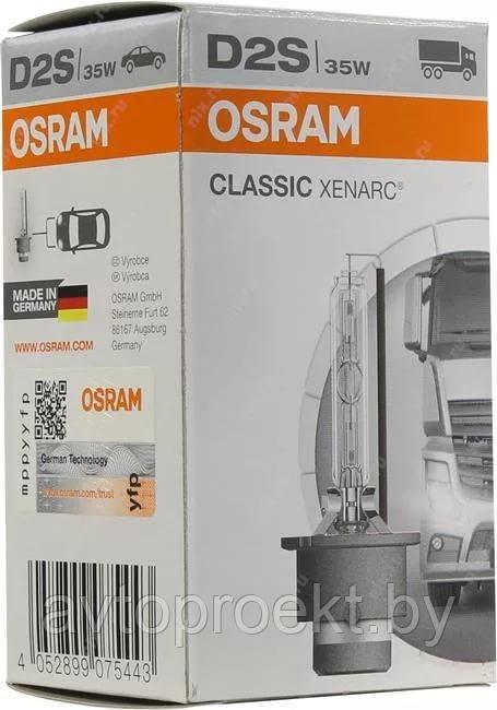 Оригинальная Ксеноновая Лампа D2S Osram Xenarc Classic 66240CLC