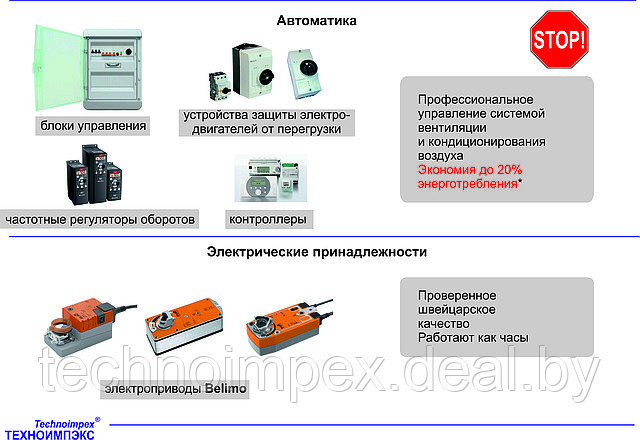 Автоматика, Электрические принадлежности