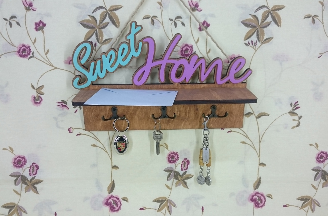 Ключница с полкой "Sweet Home" - фото 1 - id-p61902860