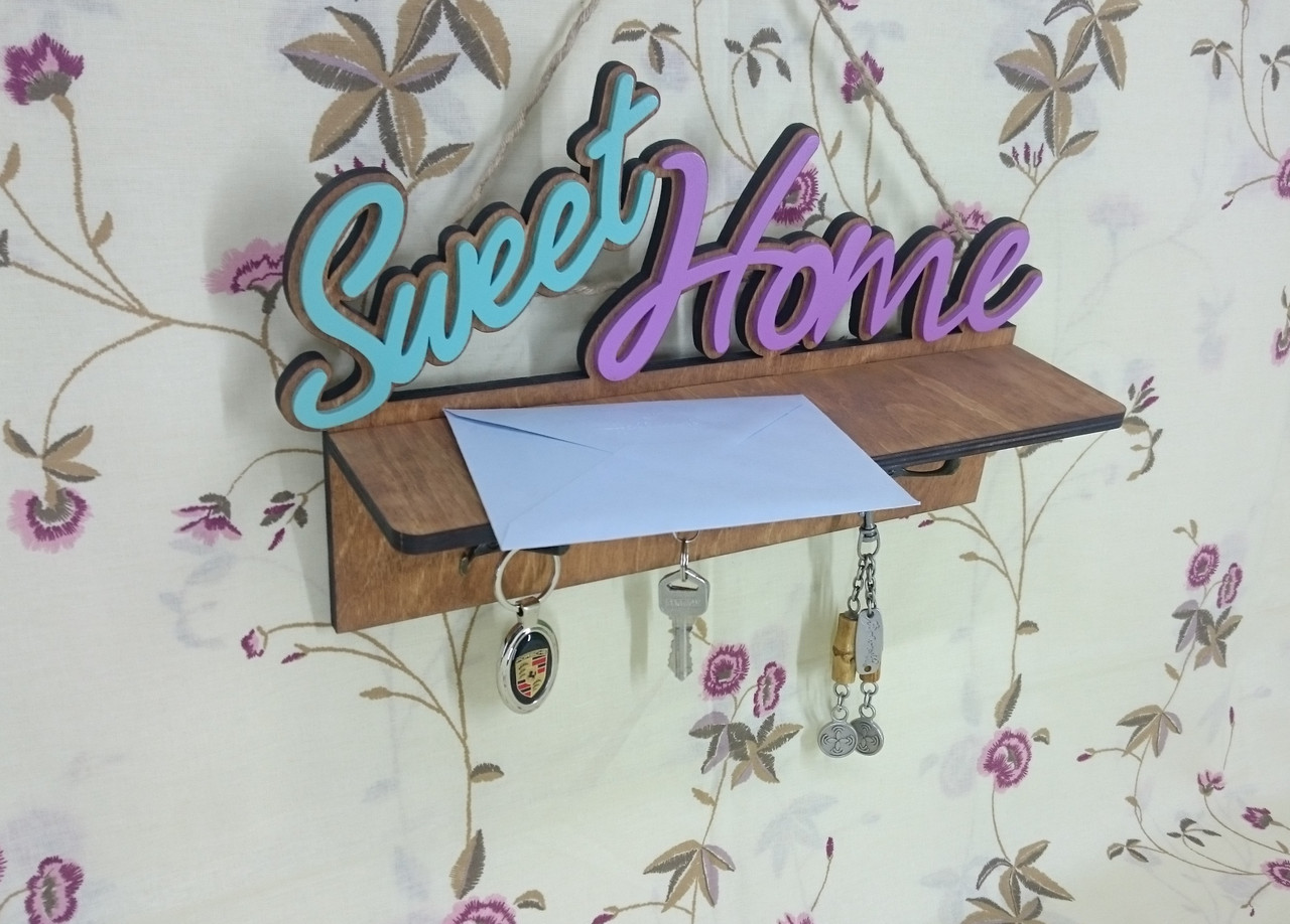 Ключница с полкой "Sweet Home" - фото 2 - id-p61902860