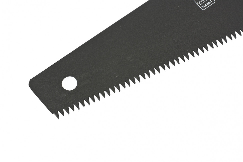 Ножовка по дереву, 450 мм, 7-8 TPI, зуб-3D, каленный зуб, тефлоновое покрытие, деревянная рукоятка. MATRIX - фото 2 - id-p68384752